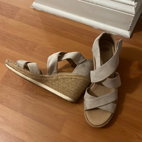 Dr Scholl's Oyster Wedge Espadrille Sandals - Picture 3 of 6